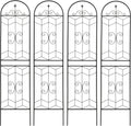 Metal Garden Trellis Plant Support Structure for Outdoor Climbing Flowers Vegetables Vines Sturdy Rustproof Design Enhances Garden Growth Vertical Space Utilization Backyard Gardening Essential Decor