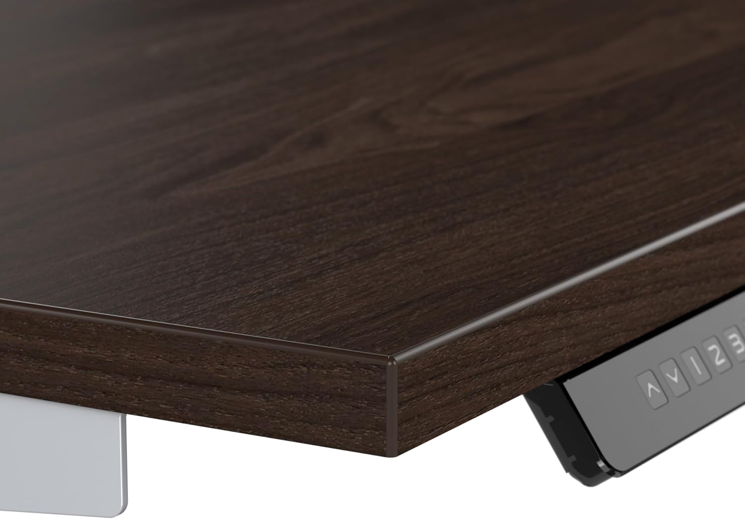 Bush Business Furniture 72-inch Electric Height Adjustable Standing Desk, Ergonomic Sit-Stand Computer Table for Home and Professional Office, Move 40 Series, Black Walnut with Metallic Gray Base