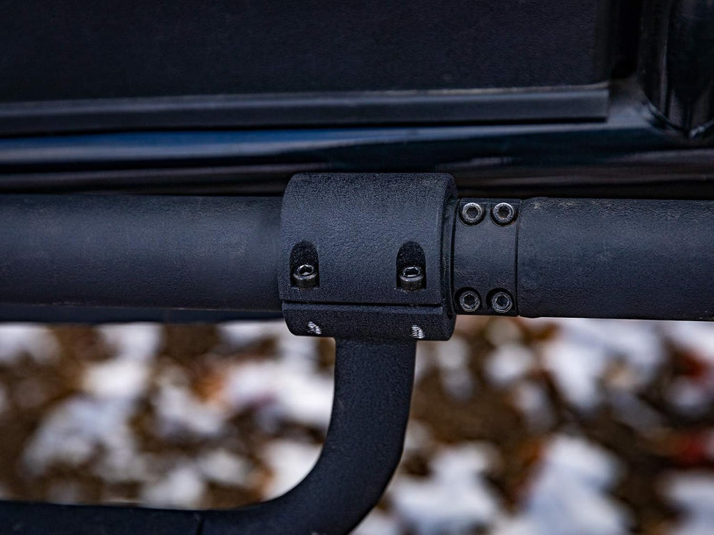 SuperATV Nerf Bars Step for Rock Sliders Compatible with Honda/Polaris/Can-Am/Yamaha/Kawasaki | Fits All 1.75â€ Diameter Nerf Bars & Bumpers | Powder-Coat Finish | Clamp-on