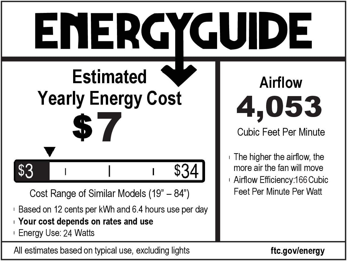 Hunter Fan 54 inch Traditional Glossy Black Indoor Ceiling Fan with LED Light and Remote Control (Renewed)