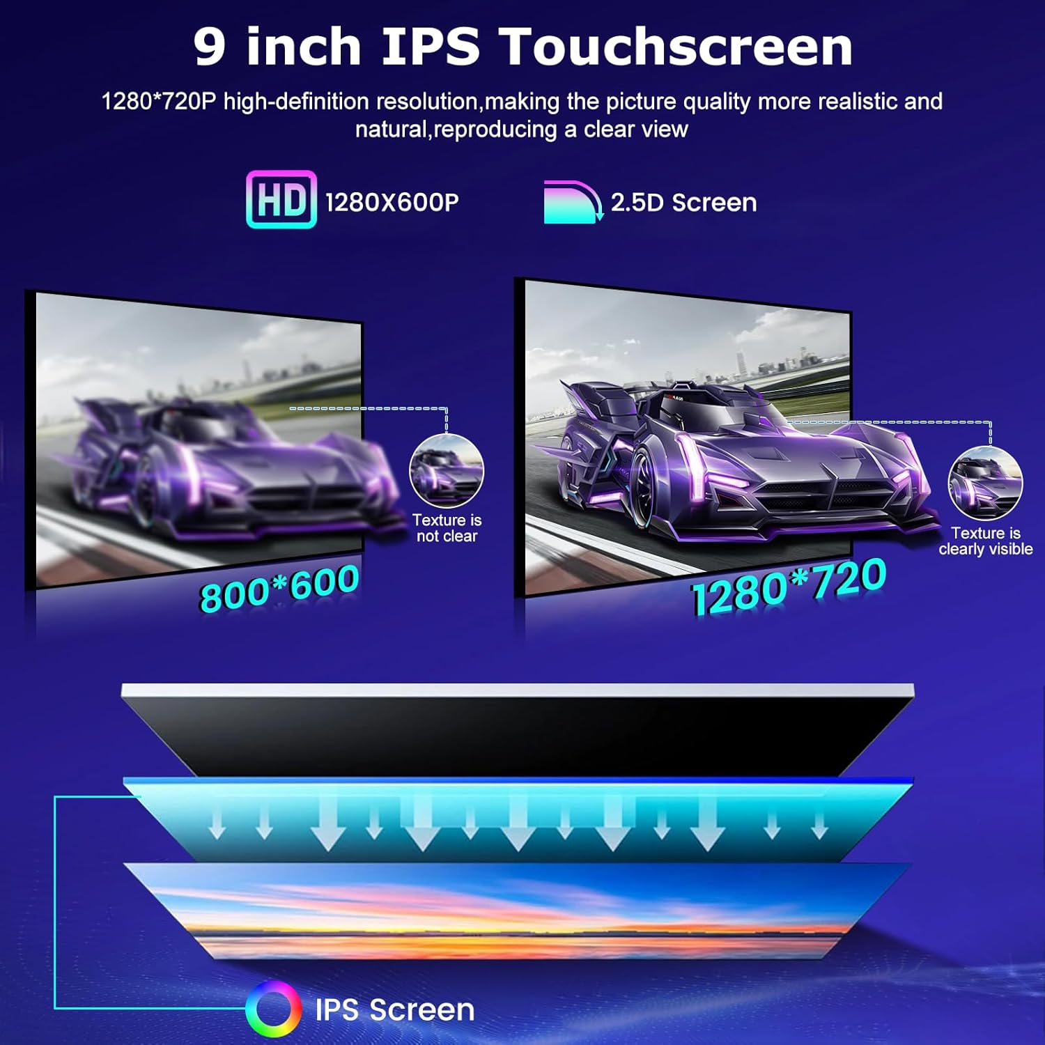 [4+64G] for Toyota Rush/Daihatsu Terios 2006-2016 Upgrade Radio: NHOPEEW 9 inch IPS Touchscreen Android Stereo - Wireless Carplay and Android Auto, Custom Homepage, 5G/WiFi, GPS, DSP + Backup Camera
