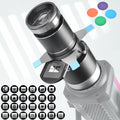 Optical Snoot for Bowens Mount Light,Photography Spotlight Projector for Tiktok Portraits Shape The Light Compatible with Aputure Amaran 60D/XS/100X/D 200D/GODOX SL60,4 Color Filters and 25 Gobos