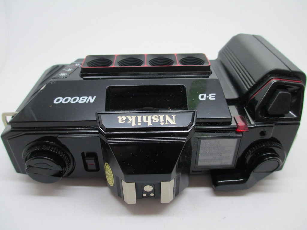 Nishika N8000 35mm 3-D Camera Quadra Lens Quadrascopic Stereo 3D Lenticular System by NISHIKA 3D (Renewed)