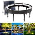 Outdoor Landscape Spotlights Solar Garden Lights, Low Voltage Landscape Tree Ring Lights, Landscape Spotlights, for Palm Tree (2000k Pack of 7)