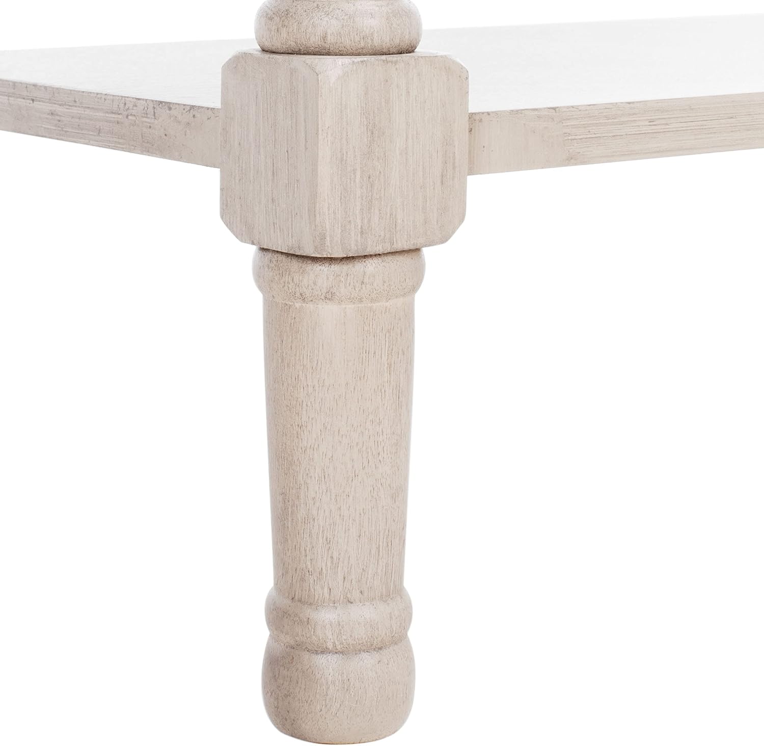 SAFAVIEH Home Collection Peyton Greige 3-Drawer Lower Shelf Console Table CNS5705D