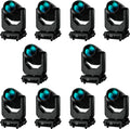 Moving Head Light 280W 10R WZYBUTA LED Beam Stage Lights DJ Lights 17 Gobos 15 Colors DMX512 Prism Rainbow Effect Spotlights Sound Activtaed for Bar Disco Wedding Concert Lighting (10 Pack)