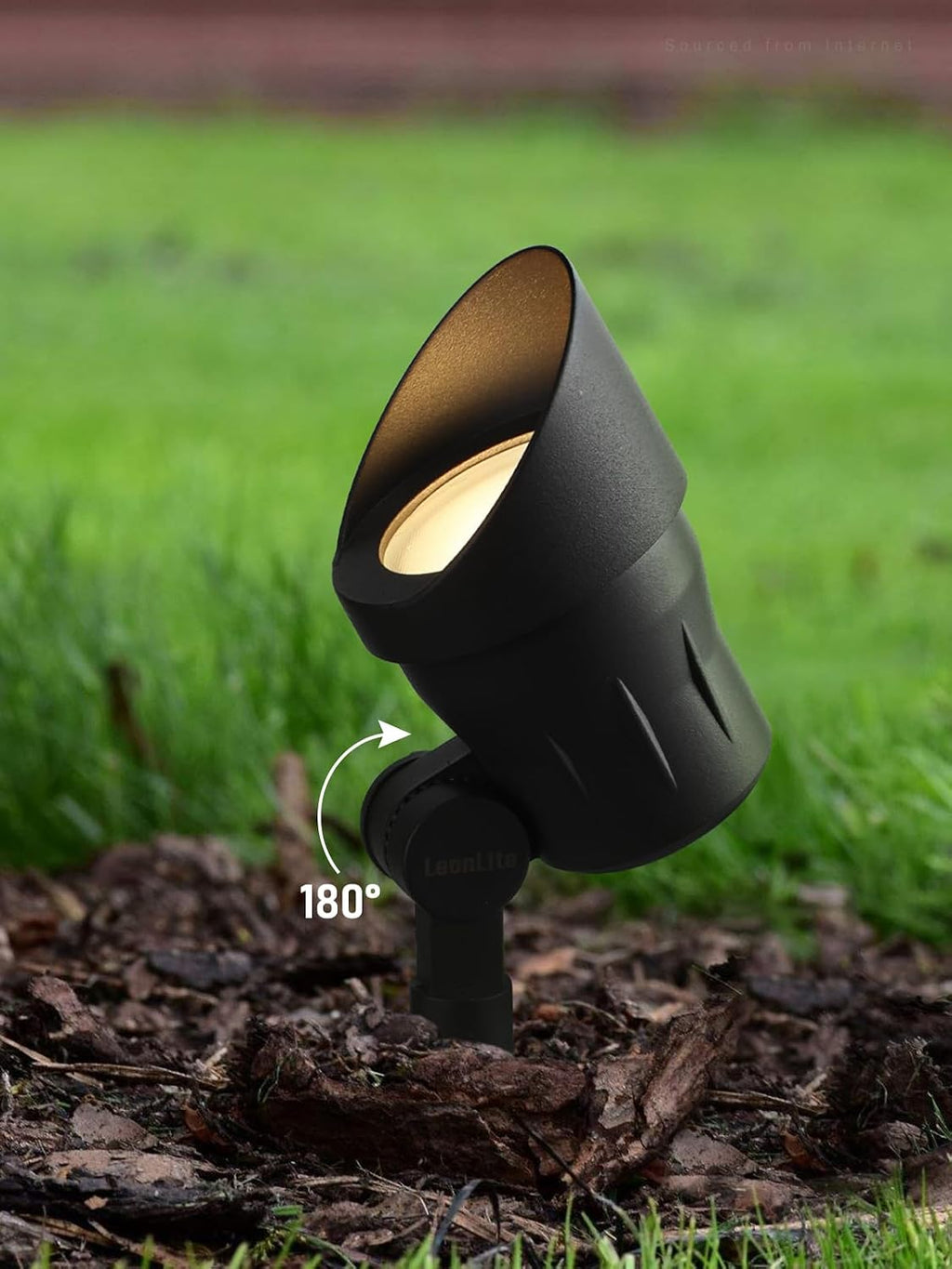 LEONLITE 12-Pack Low Voltage Landscape Lighting Kit, 12-24V LED Pathway Lights, Aluminum Outdoor Landscape Spotlight, Yard Light Kit for Walkway, Garden, ETL Listed, CRI90, 3000K Warm White