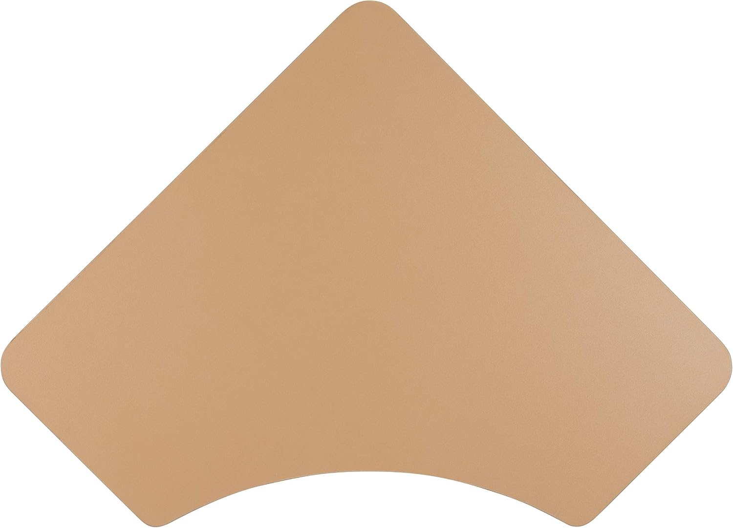 Flash Furniture Triangular Natural Collaborative Student Desk (Adjustable from 22.3' to 34') - Home and Classroom