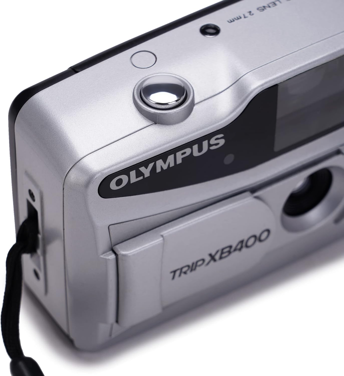 Olympus Trip XB40 AF 35mm Film Camera Point & Shoot Silver w/ Built-in Flash and Film Drive (Renewed)