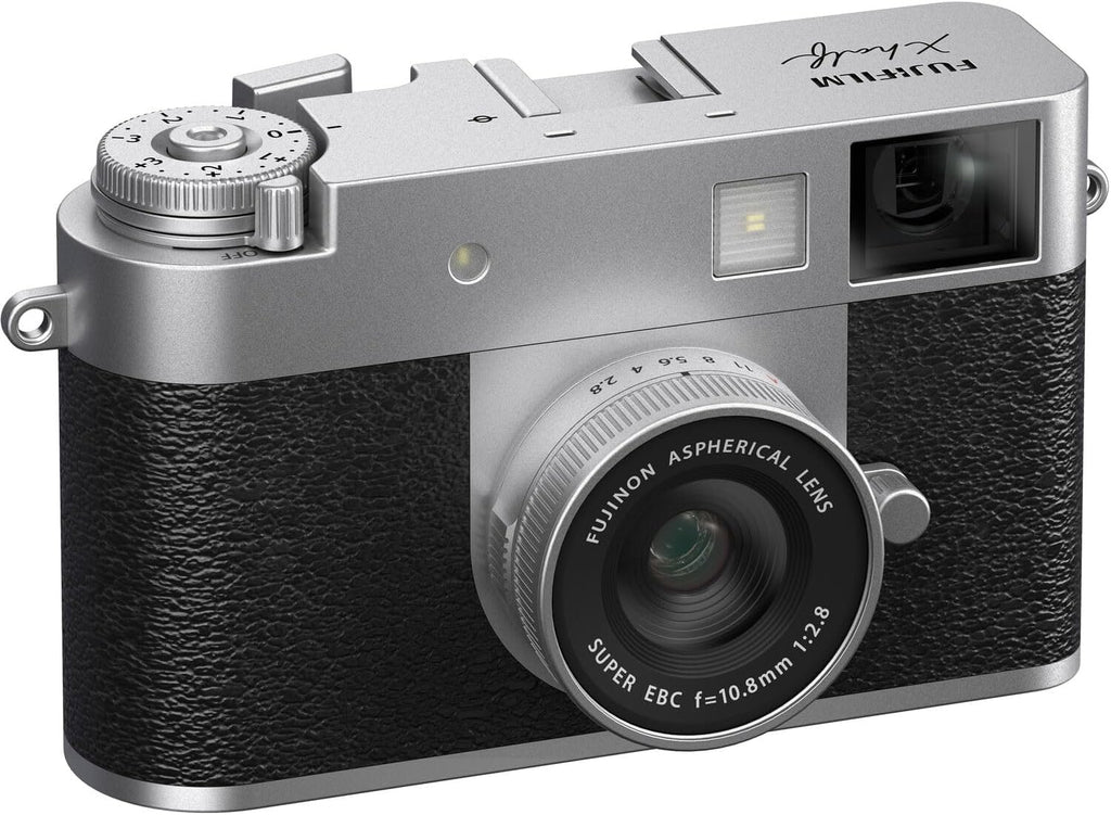 Fujifilm X Half Digital Camera (Silver) Bundle with Extra Battery + Peak Design Strap + Camera Pouch + More Advanced Accessories | Fuji X Half