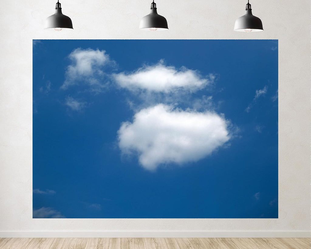 Trykid 20x10ft Blue Sky White Clouds Backdrop Natural Scenery Theme Clear Sky Clouds Photography Background Newborn Christening Wedding Birthday Party Decoration Photo Prop Fabric