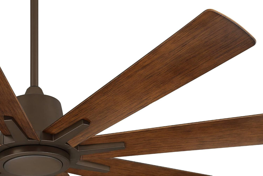 Casa Vieja 54' Inspirit Bronze LED Damp Remote Ceiling Fan