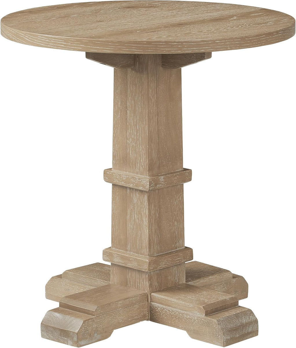 Crosley Furniture Joanna Modern Farmhouse Side Table, End Tables, Accent, Living Room Furniture, Rustic Brown