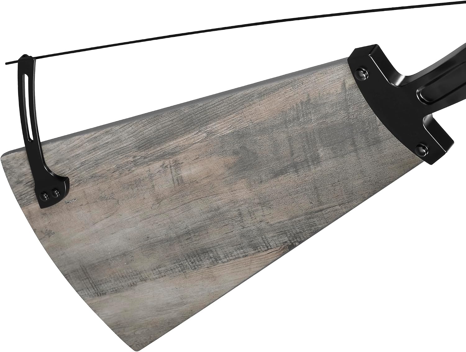 Progress Lighting Springer Collection DC Motor Farmhouse Windmill Ceiling Fan, Matte Black, 12-Blade (60' W x 17-3/8' H) P250000-31M