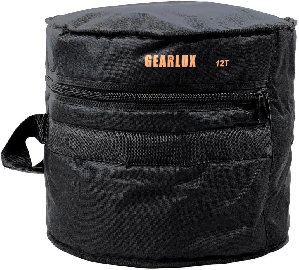 Gearlux 5-Piece Drum Bag Set with 10mm Padding for 10' Tom, 12' Tom, 14' Tom, 14' Snare, and 22' Bass Drum