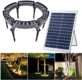 Garden Solar Lights, LED Solar Landscape Spotlights for Big Tree, Outdoor Ring Tree Light, Made to Last(Warm White Light,Pack of 6)