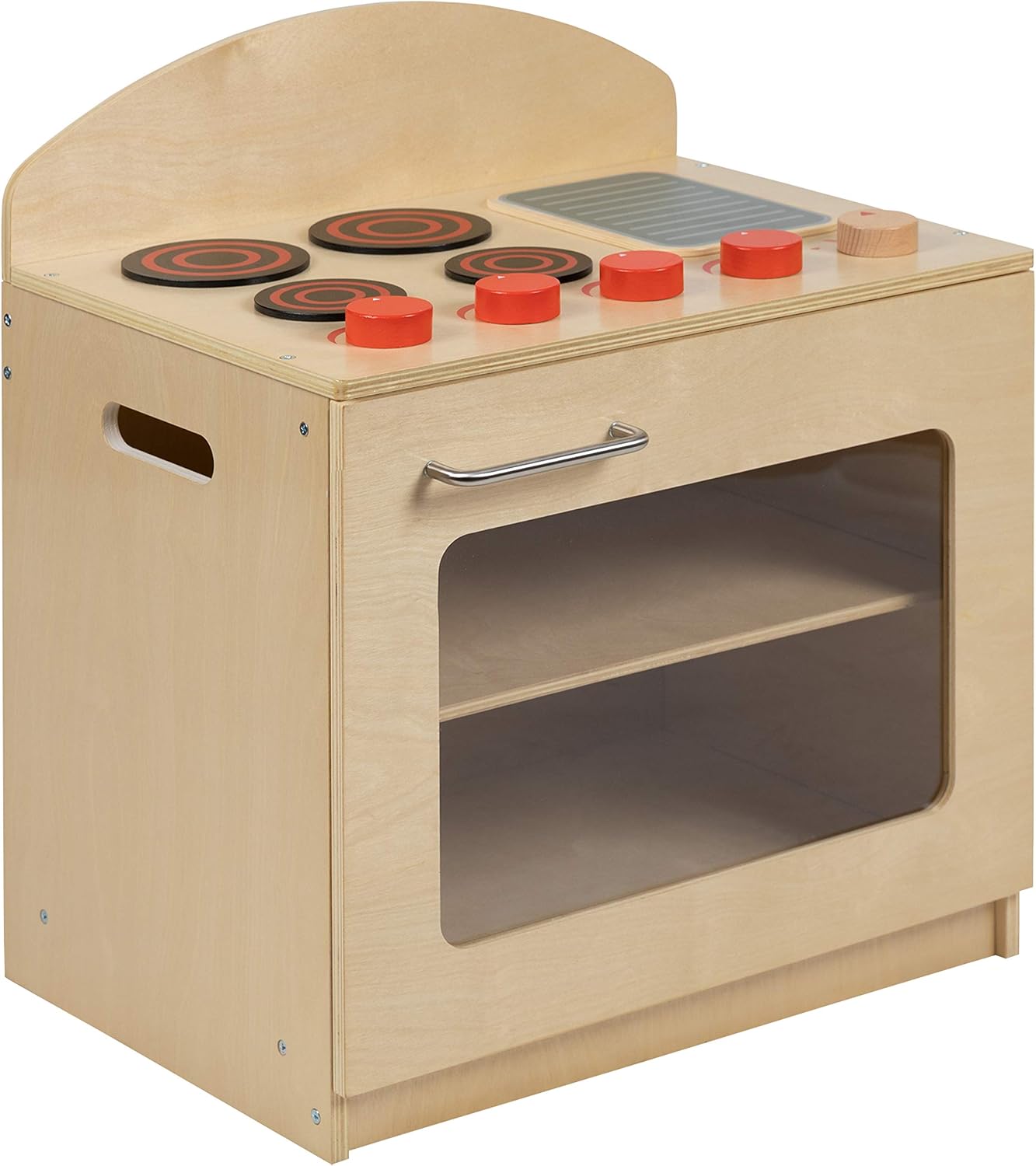 Flash Furniture Hercules Children's Wooden Kitchen Stove for Commercial or Home Use - Safe, Kid Friendly Design