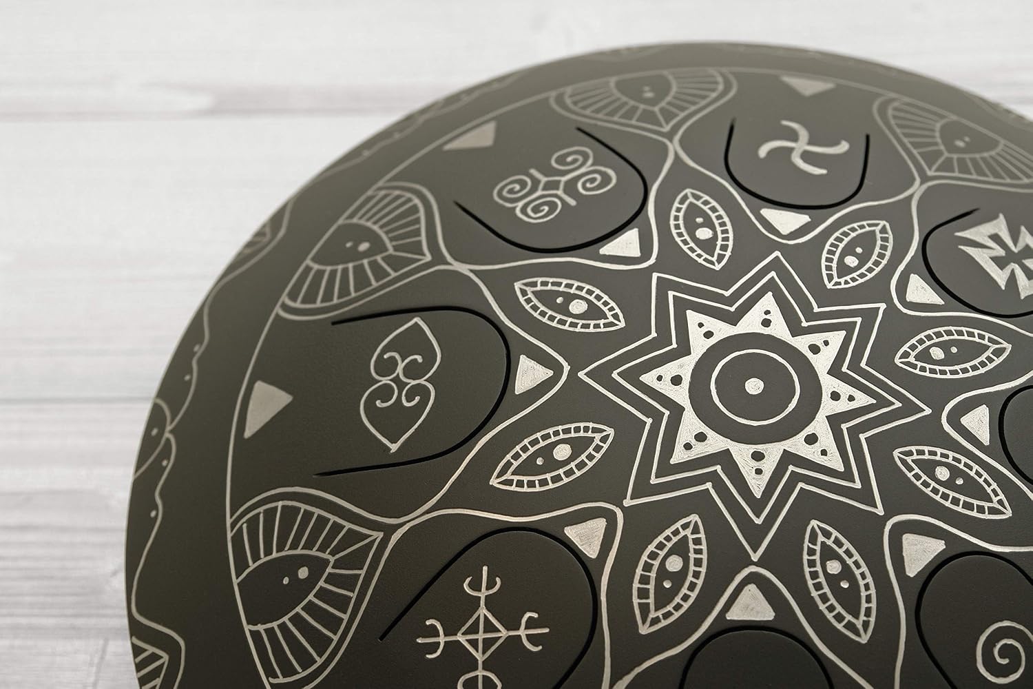 GUDA DRUM Freezbee African with FREE Mallets. Best Tongue Drum