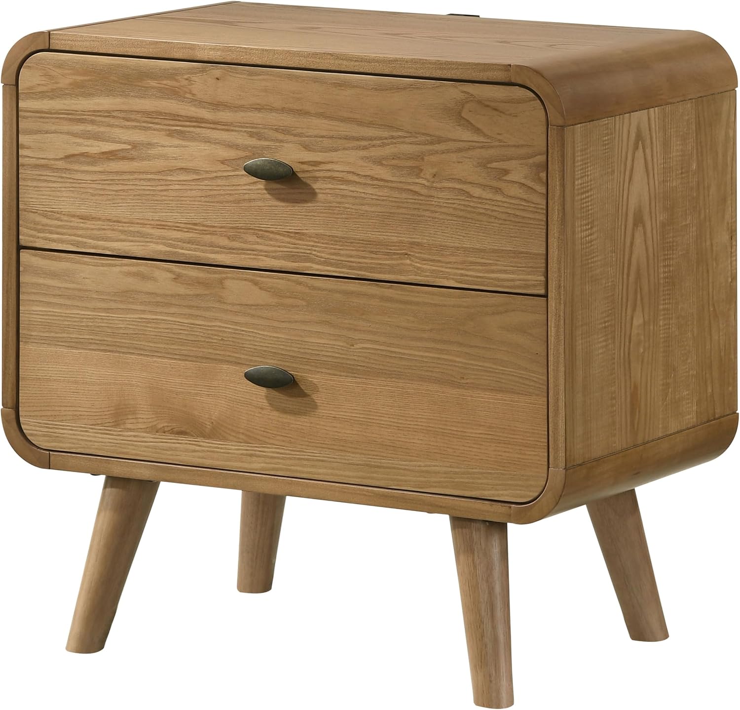 Coaster Home Furnishings Robyn 2-Drawer Nightstand Bedside Table Light Ash