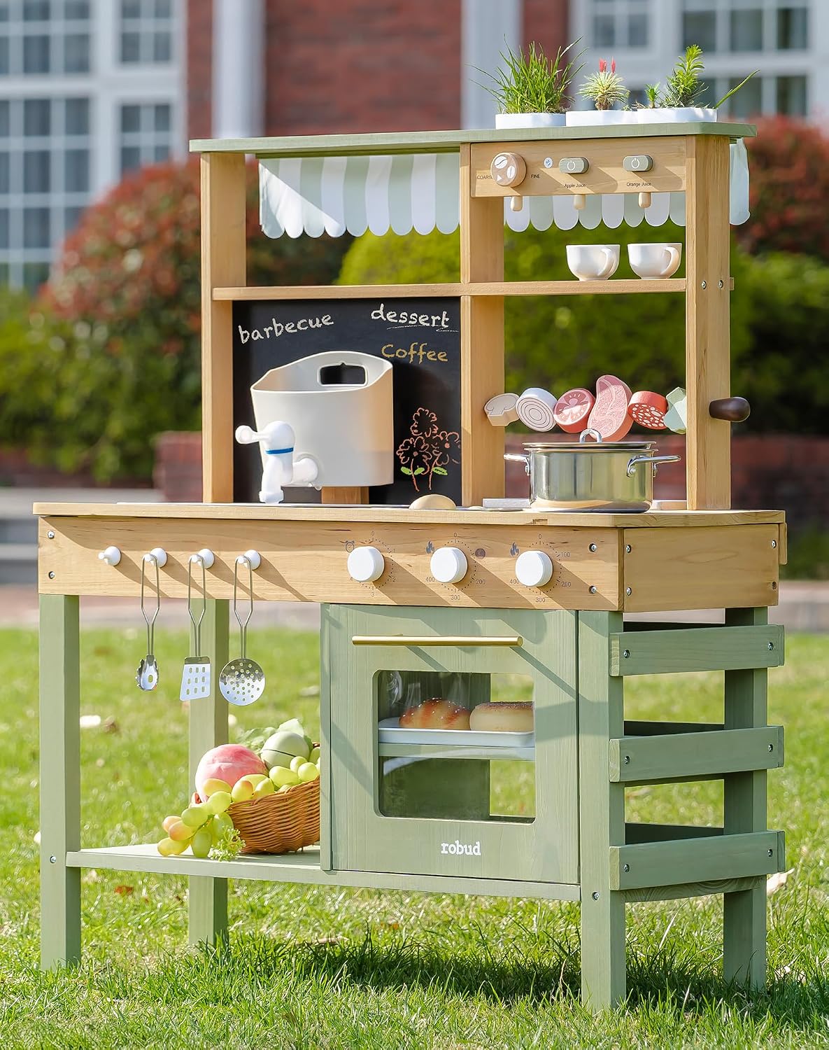 ROBUD Mud Kitchen & Kids Gardening Set,WH003 WRP25
