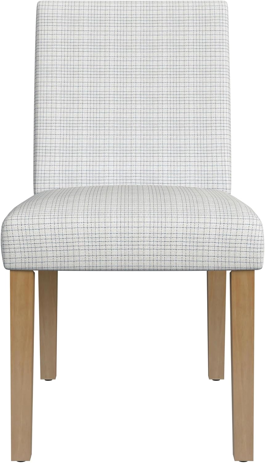HomePop Classic Parsons Dining Chair - Cream Mini Grid Pattern (Single Pack)
