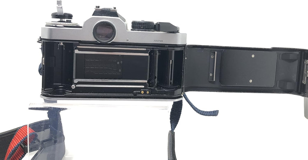 Black Nikon FE2 35MM SLR Film Camera with Nikkor 50m 1:1.8 Lens - Titanium Shutter (Renewed)