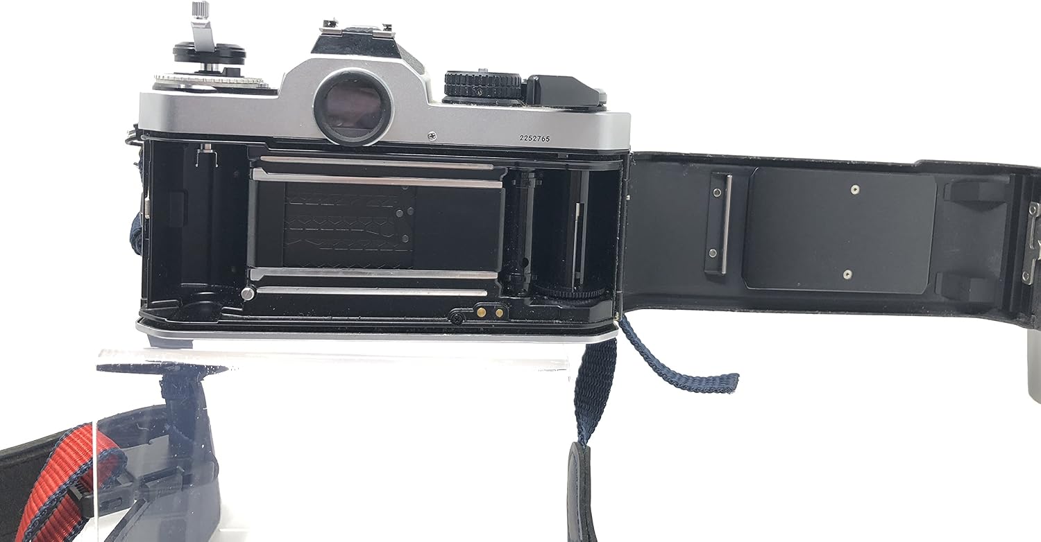 Black Nikon FE2 35MM SLR Film Camera with Nikkor 50m 1:1.8 Lens - Titanium Shutter (Renewed)