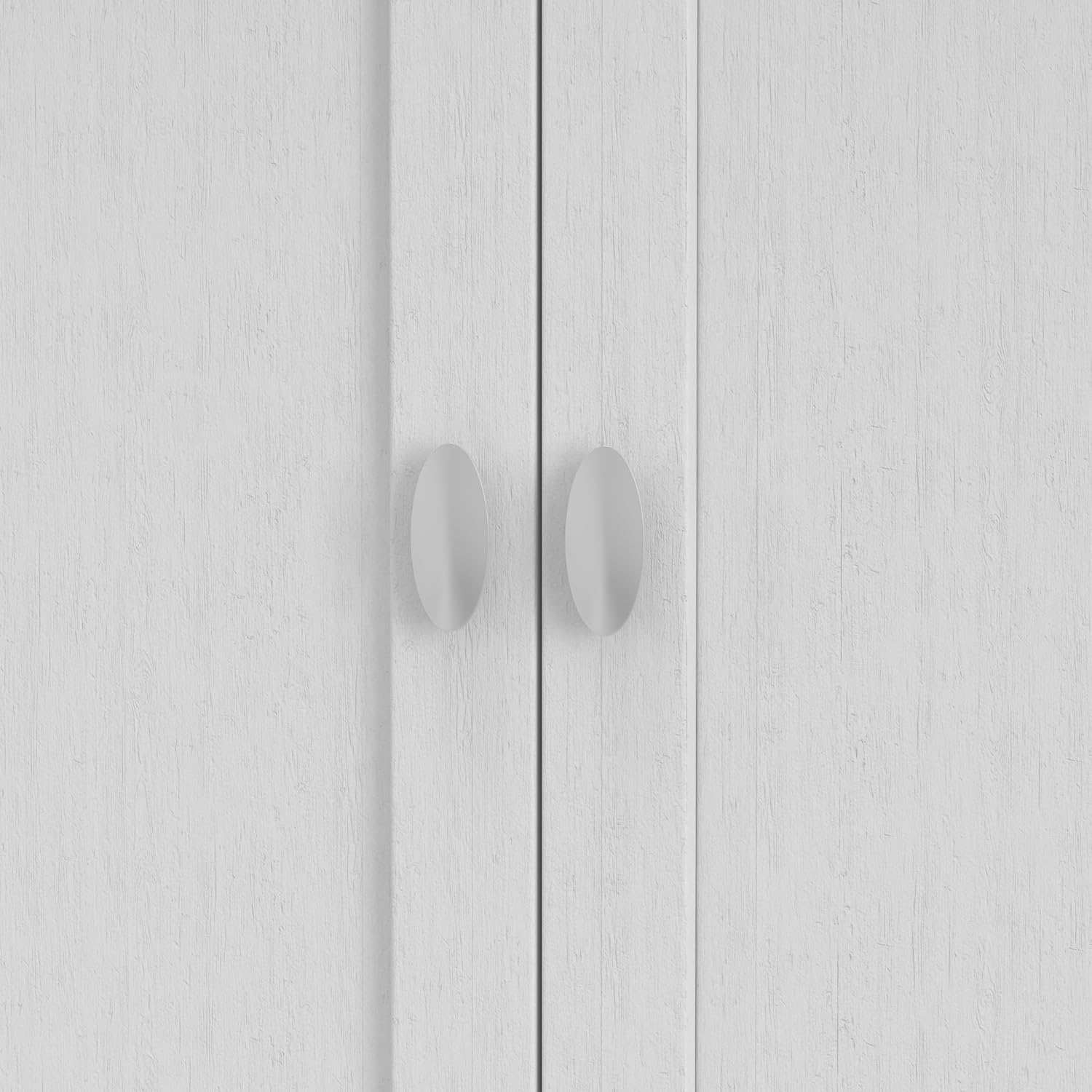 SIMPLIHOME Redmond Storage Cabinet - 32 inch Wide Solid Wood 2-Shelf Low Storage Cabinet in White, Transitional Accent Cabinet for Entryway with Adjustable Shelves and Tapered Legs