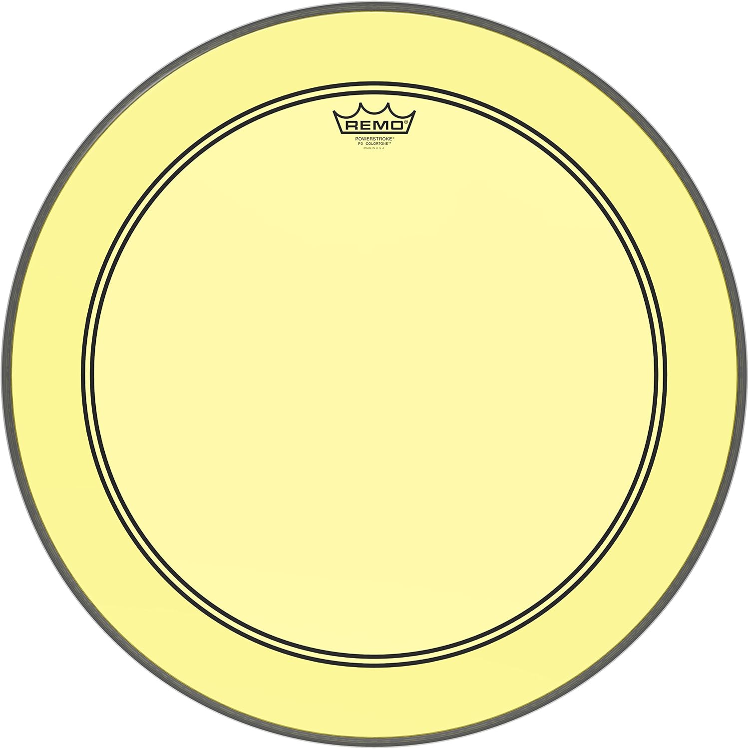 Remo Powerstroke P3 Colortone Purple Bass Drumhead, 24'