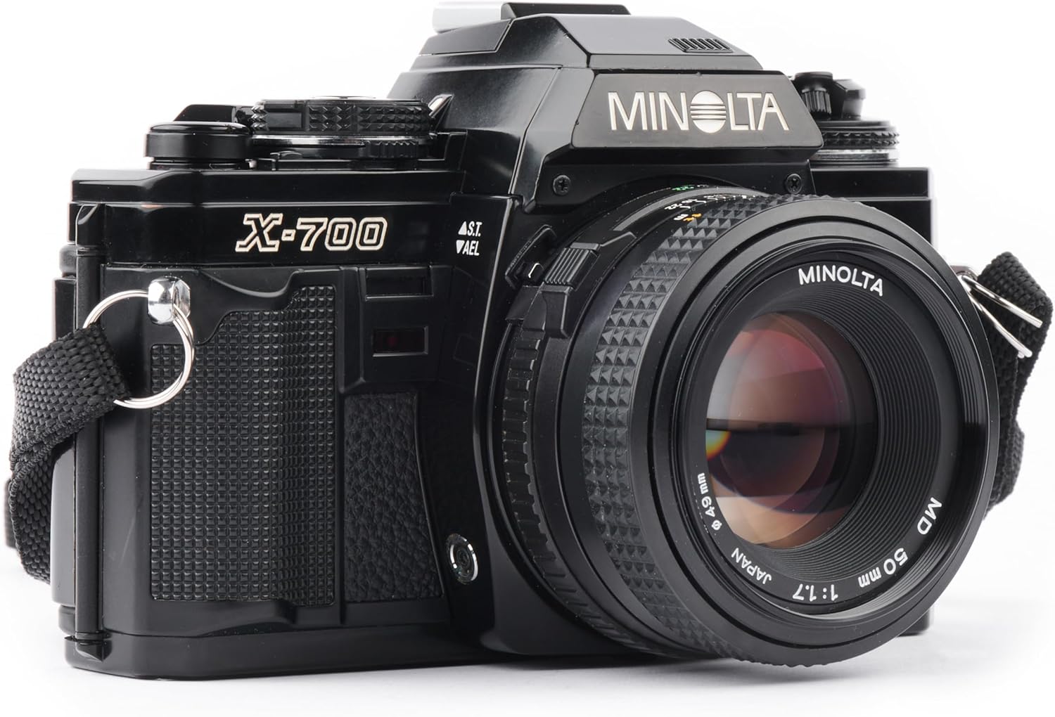 Minolta X-700 35mm Film SLR with Minolta MD 50mm 1:2 Manual Focus Lens (Renewed)
