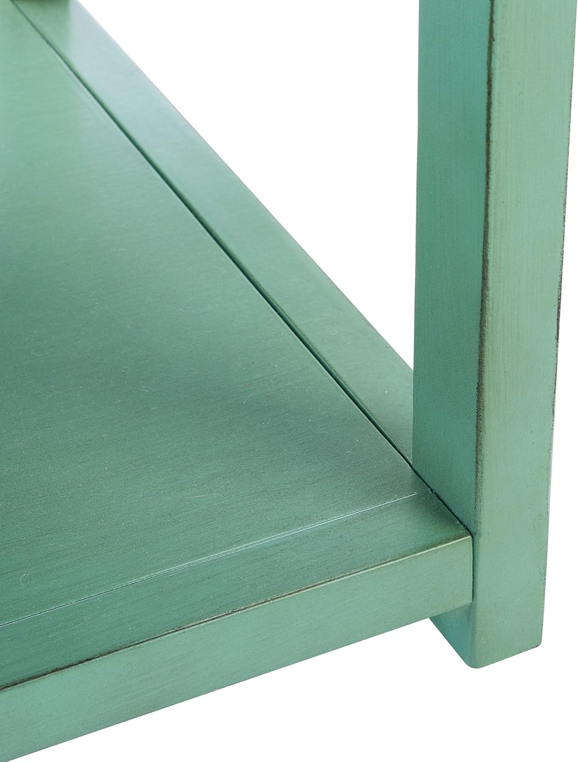 SAFAVIEH Furniture - Sadie 1-Drawer Nightstand - Turquoise - Wood - Glam Gold Hardware Design - Ideal for Bedroom, 21'W x 17.2'D x 26'H - Fully Assembled (NST9201C)