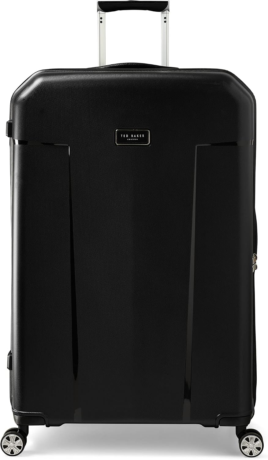 Ted Baker Flying Colours Hardside Trolley Collection, Jet Black, L, Luggage