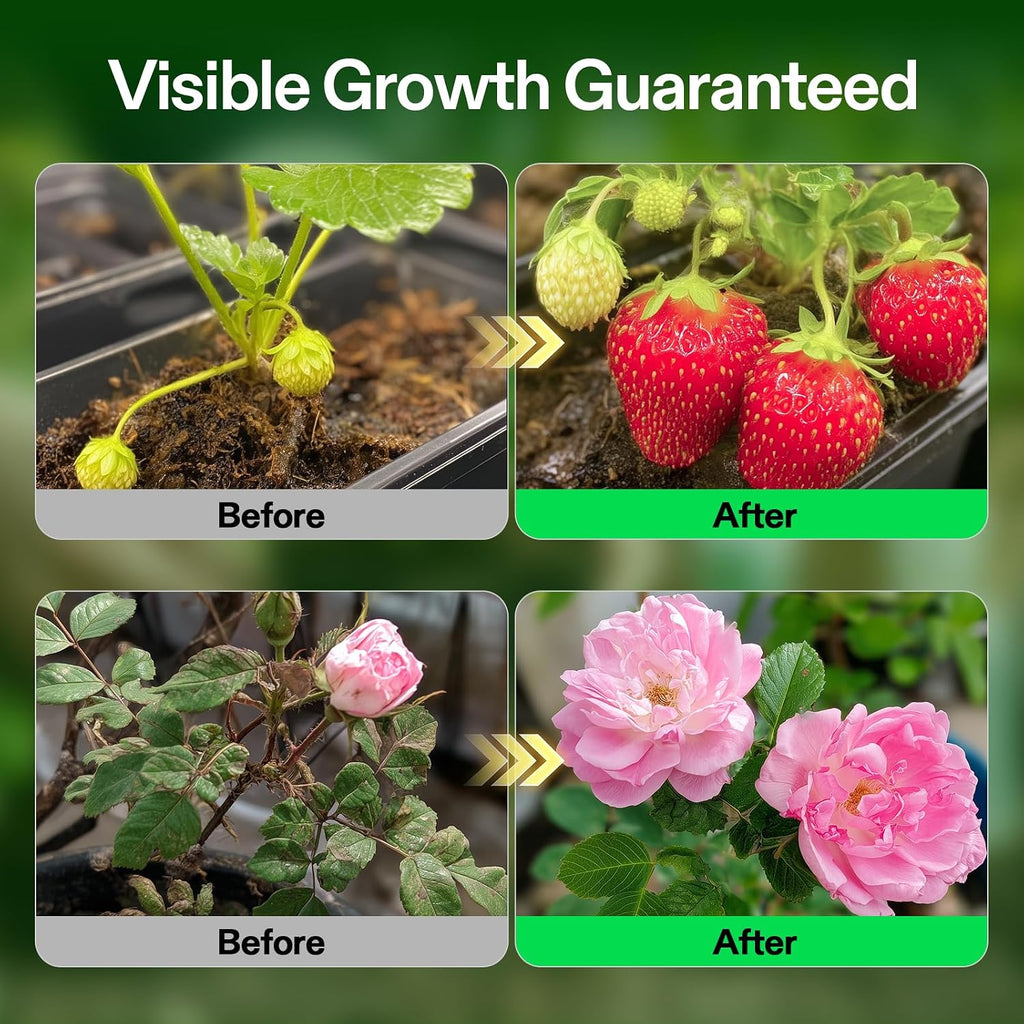 VIVOSUN Liquid Nutrients Base A & B Bundle, Grow Big Hydroponic Fertilizer, Supports Vegetative and Flowering Stages for Outdoor, Indoor Plants, Best Plant Food, Set of 1 Gallon