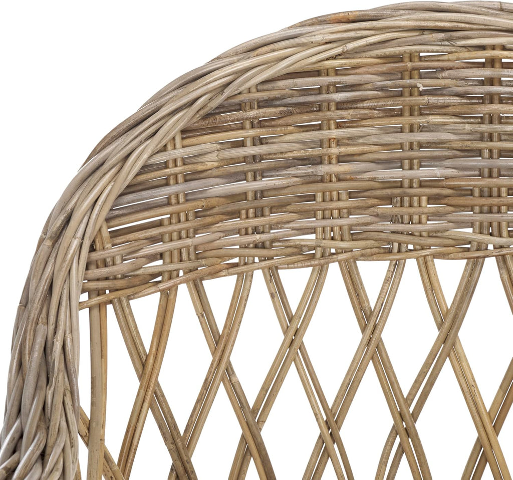 Safavieh Home Collection Inez Natural Wicker Club Chair