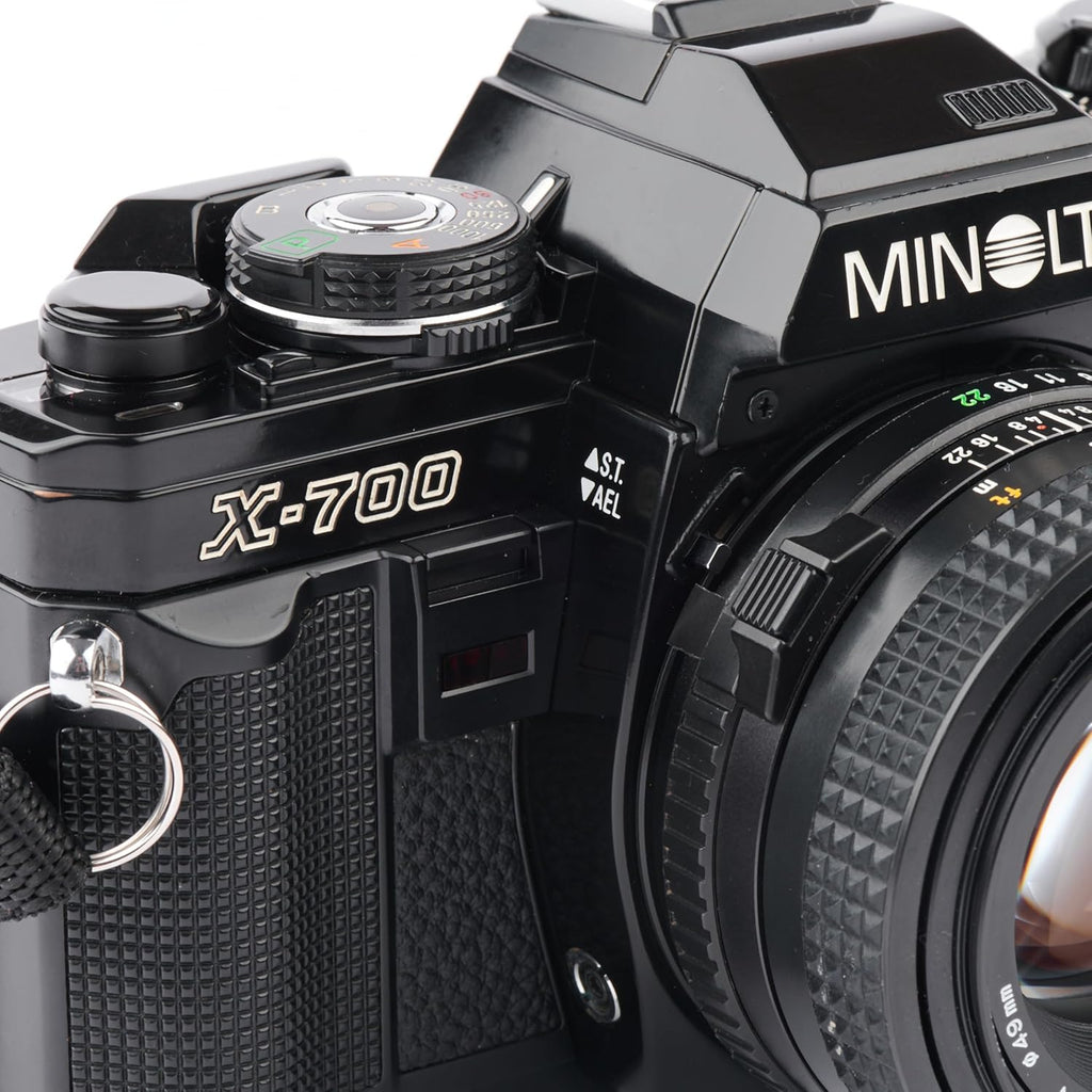 Minolta X-700 35mm Film SLR with Minolta MD 50mm 1:2 Manual Focus Lens (Renewed)