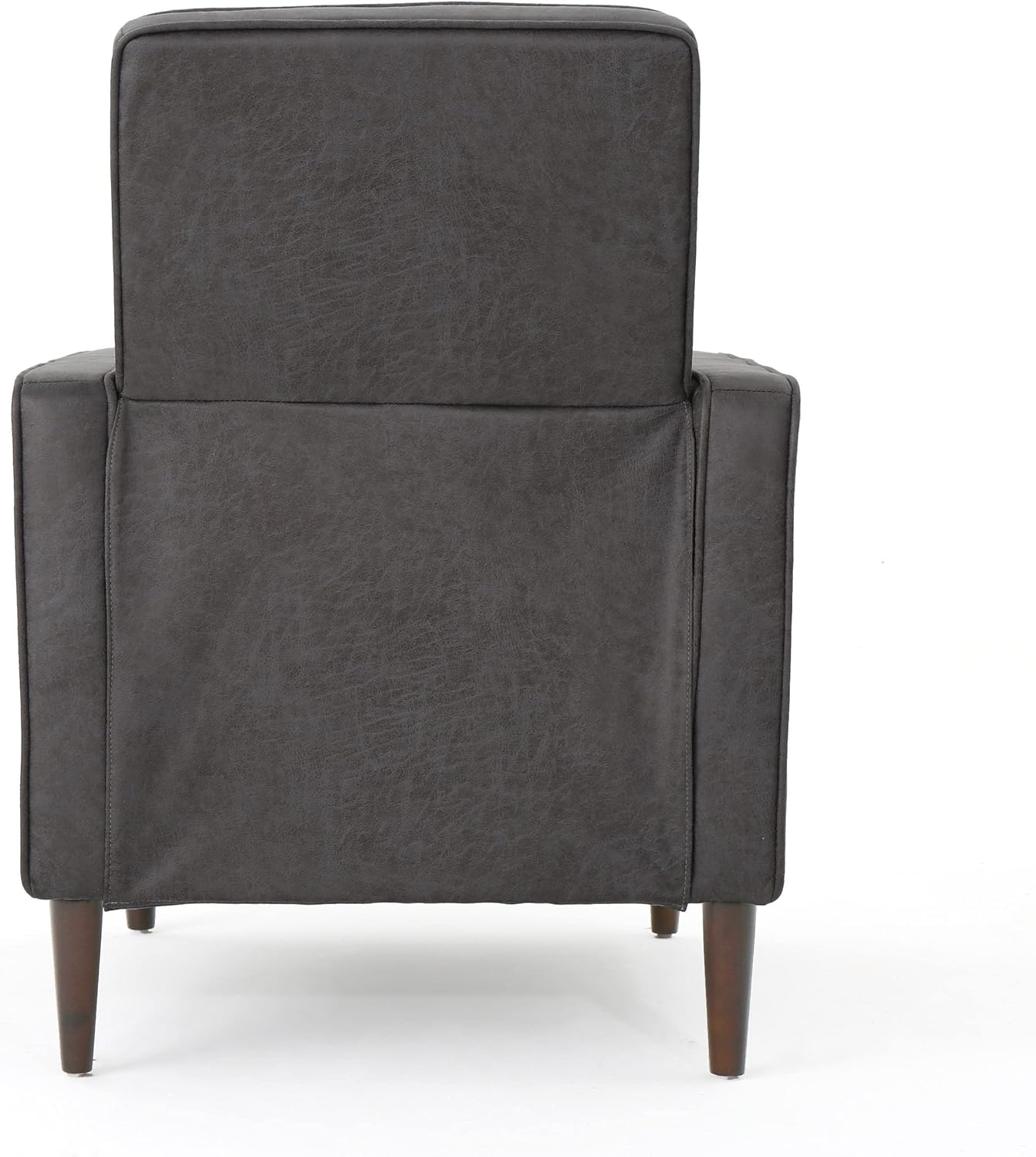 Christopher Knight Home Mervynn Mid-Century Modern Microfiber Recliner, Slate / Dark Espresso
