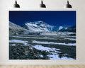 Trykid 20x10ft Glacial Valley Backdrop Snow Covered Peaks Rocky Terrain Clear Blue Sky Expansive Plains Photography Background Wedding Event Party Decoration Photo Booth Prop Fabric