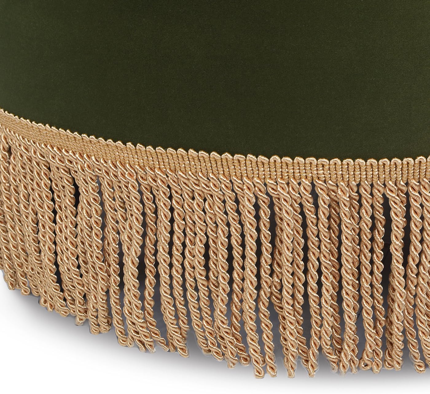 Jennifer Taylor Home Yolanda 24' Round Upholstered Accent Ottoman, Medium