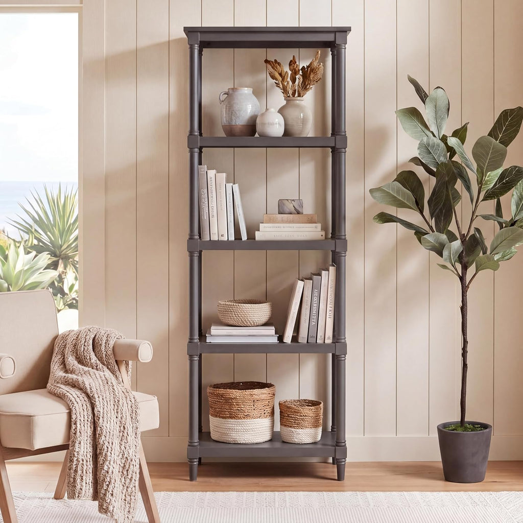 Safavieh American Homes Collection Odessa Grey 5 Tier Bookcase