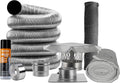 Fireside Chimney Supply Basic FireSafe Chimney Liner Insert Kit with Insulation | Adjustable Fireplace Insert | Stainless Steel Chimney Liner Kit | Made in The USA | Heavy-Duty 6 Inch x 15 Feet