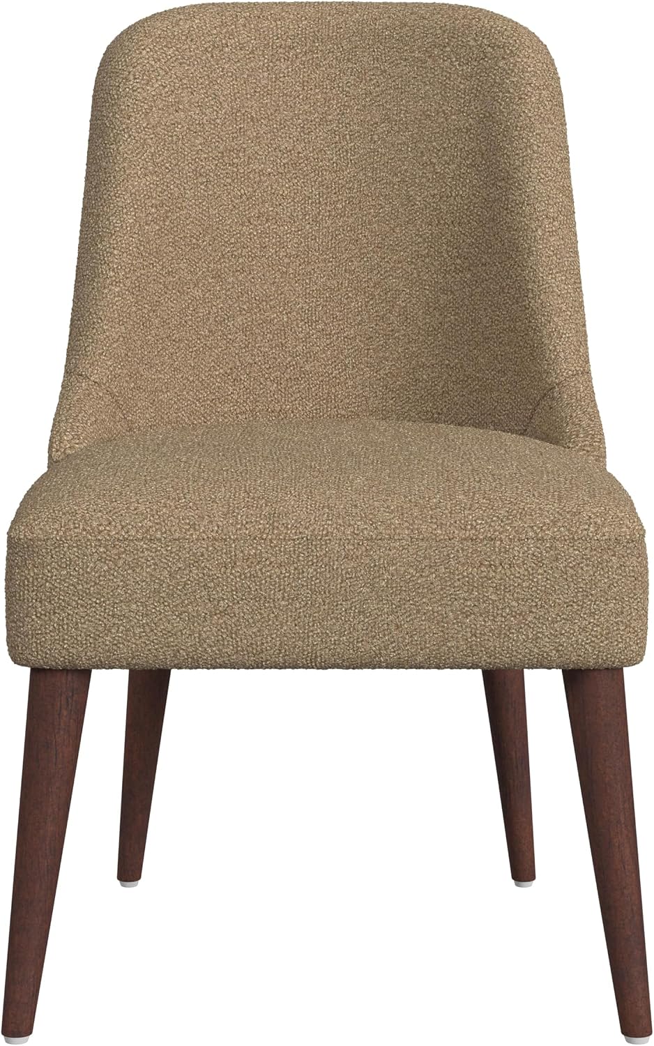 HomePop Hemet Gayle Dining Chair - Brown Boucle (Single Pack)