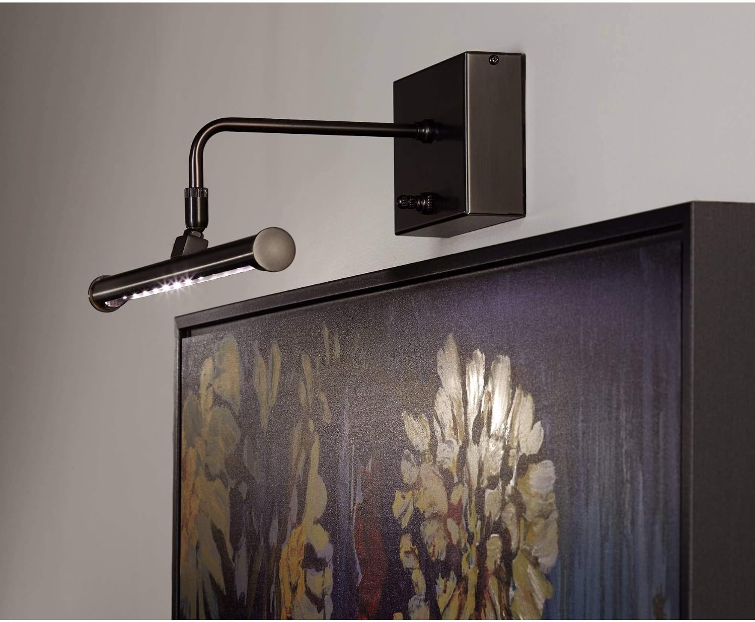 House of Troy BSLED14-91 Slim-Line Battery Operated LED Picture Light, 14', Oil Rubbed Bronze