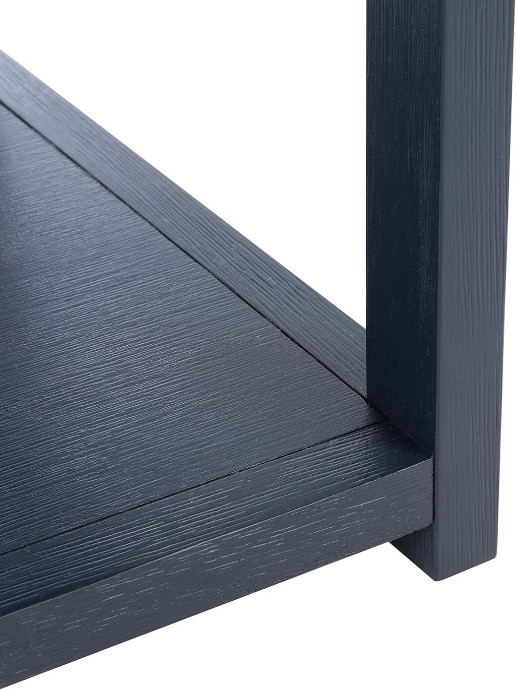 SAFAVIEH Furniture - Sadie 1-Drawer Nightstand - Navy - Wood - Glam Gold Hardware Design - Ideal for Bedroom, 21'W x 17.2'D x 26'H - Fully Assembled (NST9201A)