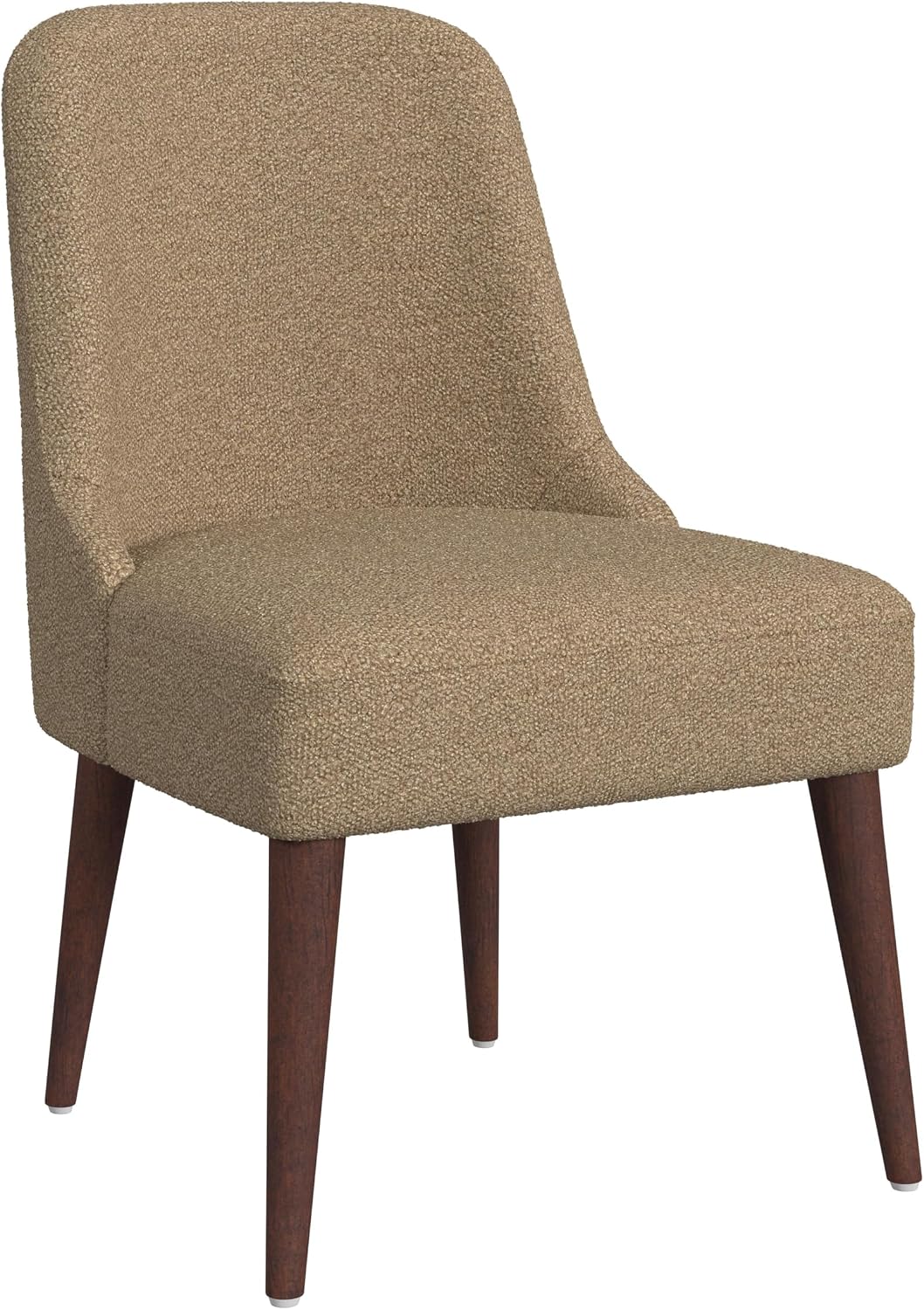 HomePop Hemet Gayle Dining Chair - Brown Boucle (Single Pack)
