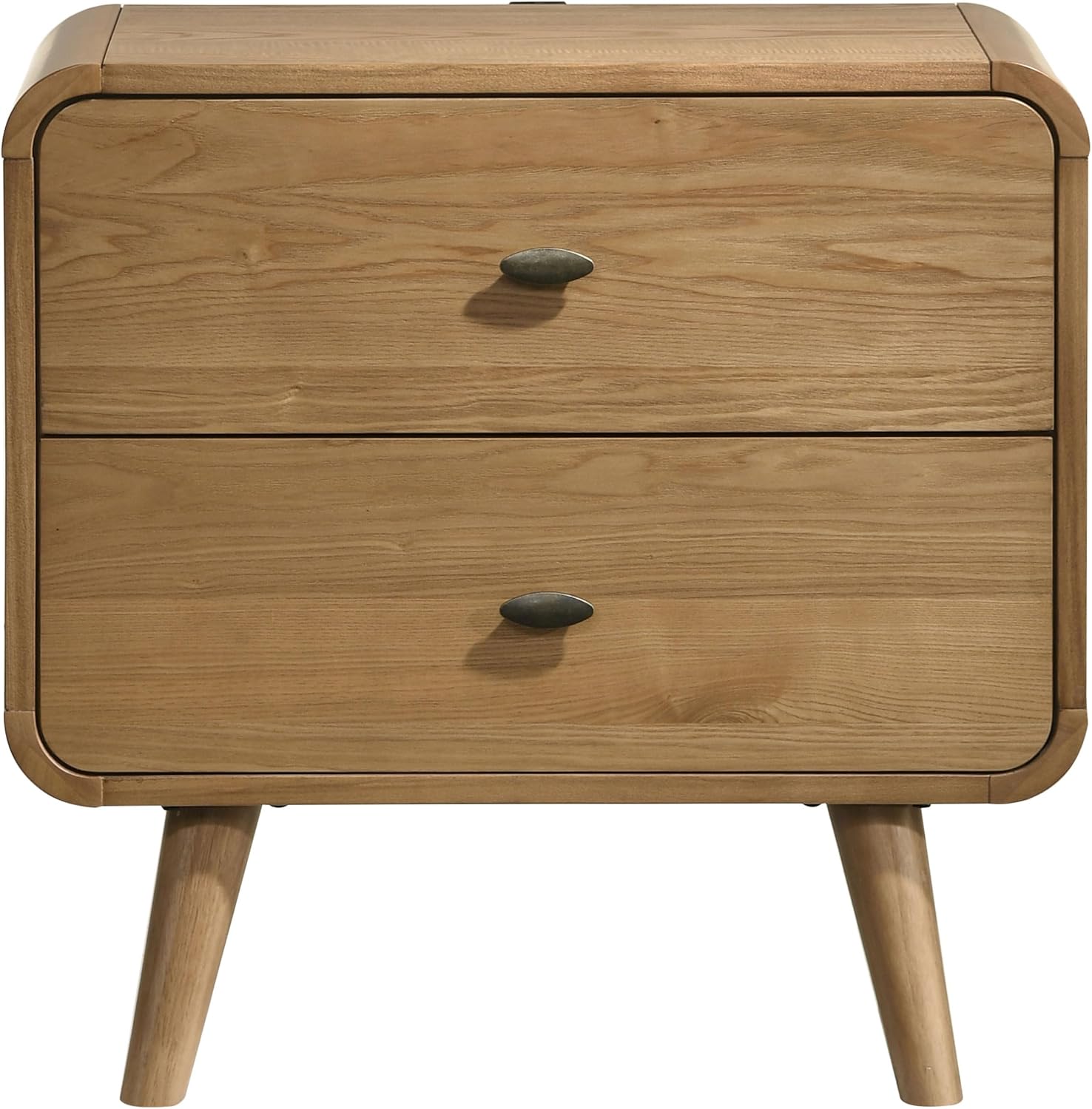 Coaster Home Furnishings Robyn 2-Drawer Nightstand Bedside Table Light Ash