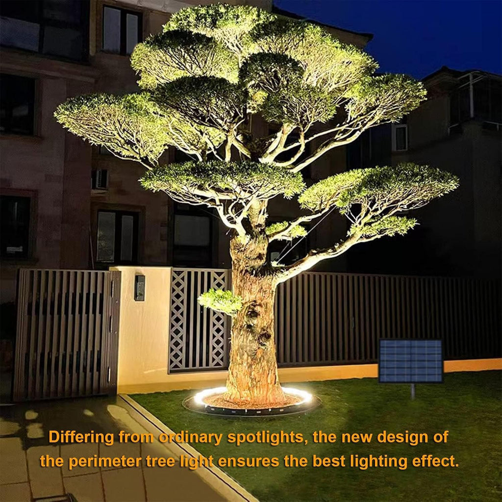 Outdoor Landscape Spotlights Solar Garden Lights, Low Voltage Landscape Tree Ring Lights, Landscape Spotlights, for Palm Tree (2000k Pack of 7)