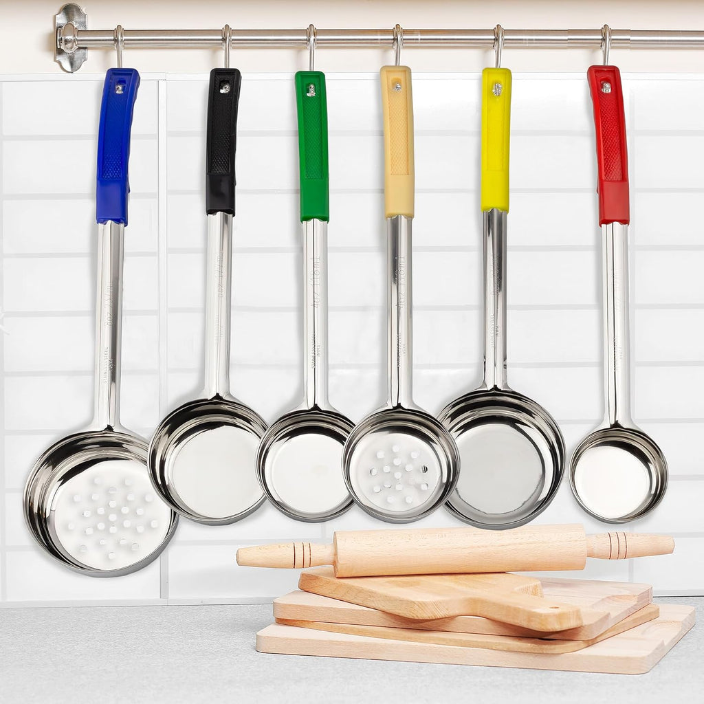 Darware Portion Control Serving Spoons (Case of 12 Sets); w 1/4 Cup, 1/2 Cup, 3/4 Cup & 1 Cup (2, 4, 6, 8 oz) & 1/2 & 1 Cup Utensils/Spoodles