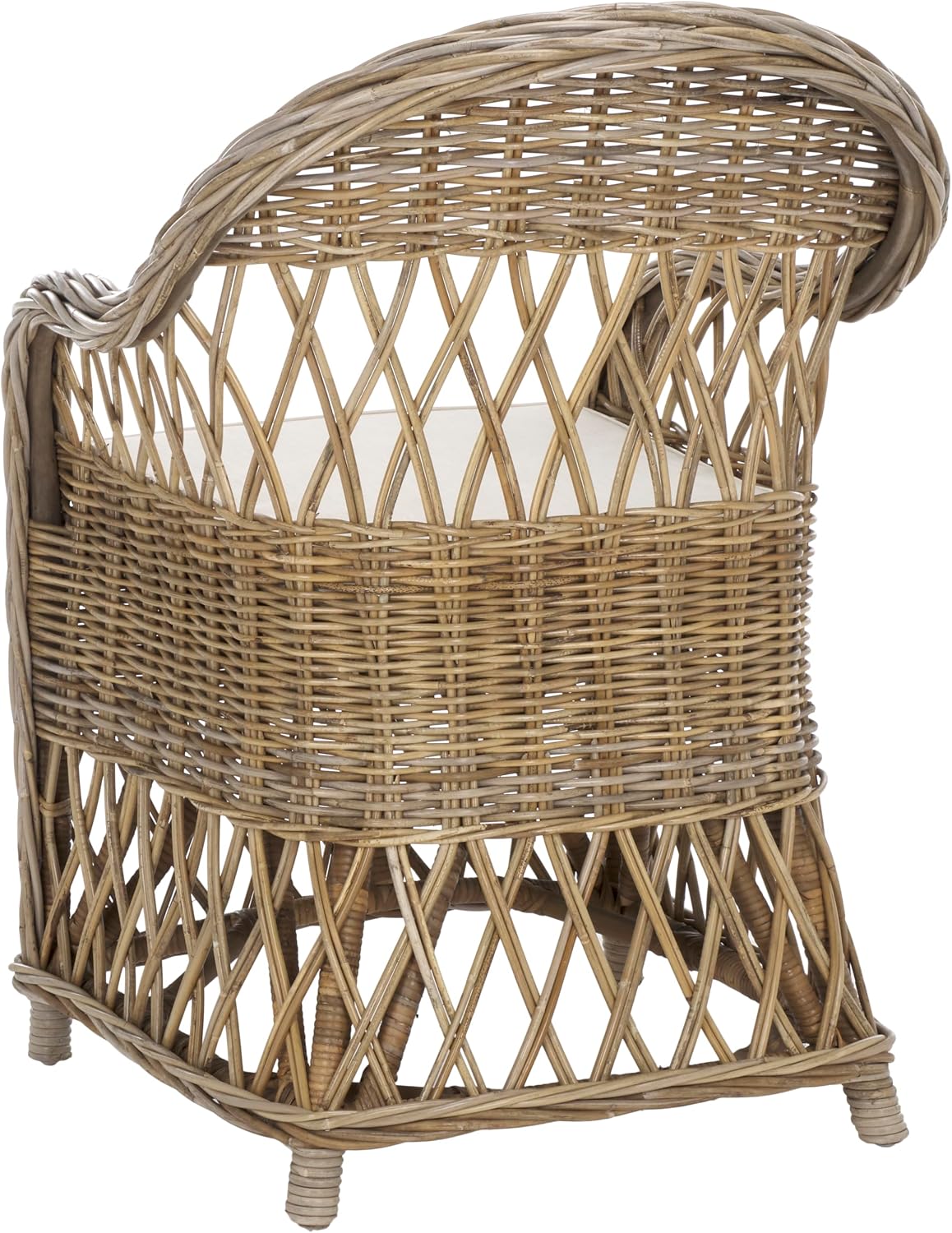 Safavieh Home Collection Inez Natural Wicker Club Chair