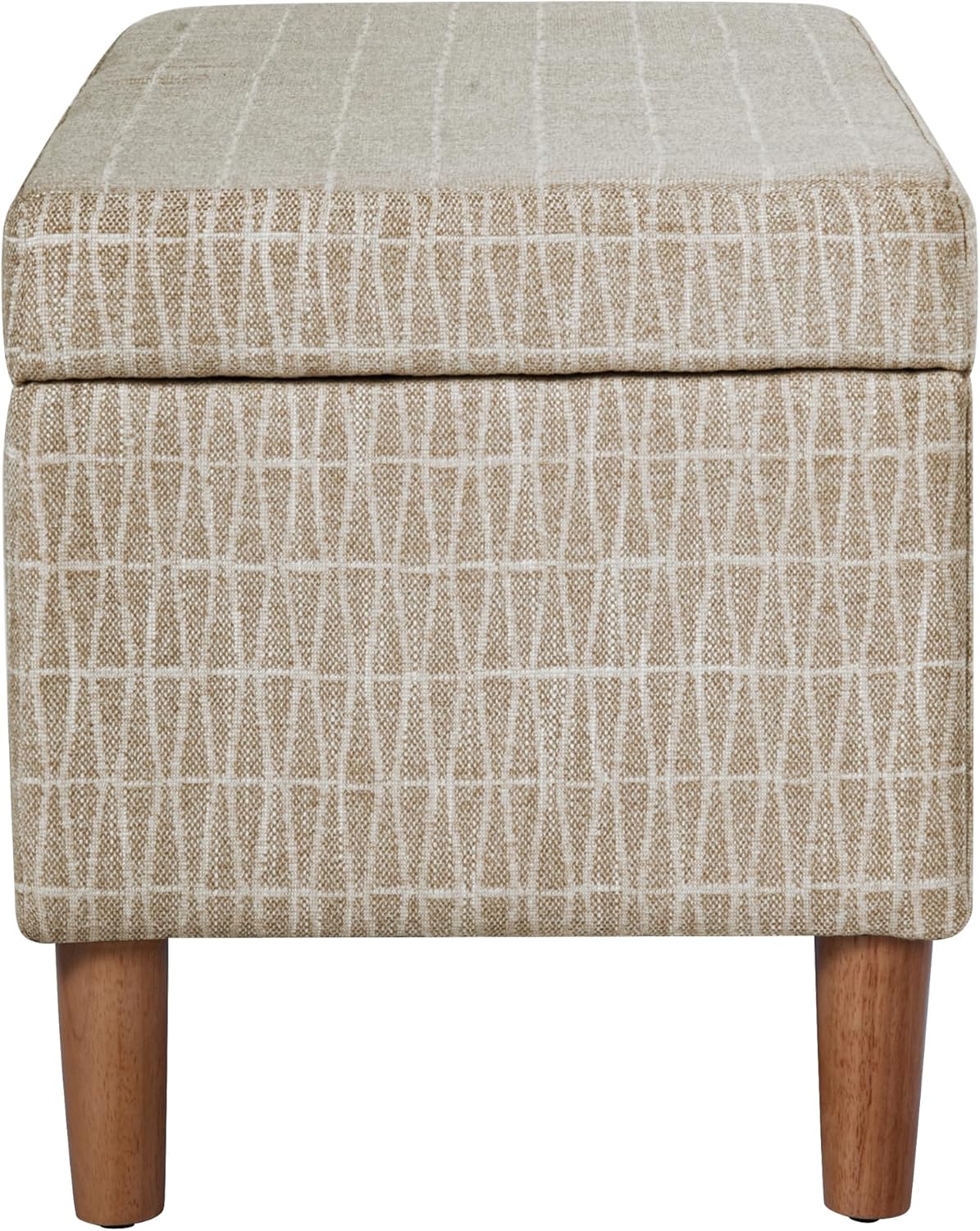 HomePop Malmo 36' Storage Bench - Tan Geometric Pattern