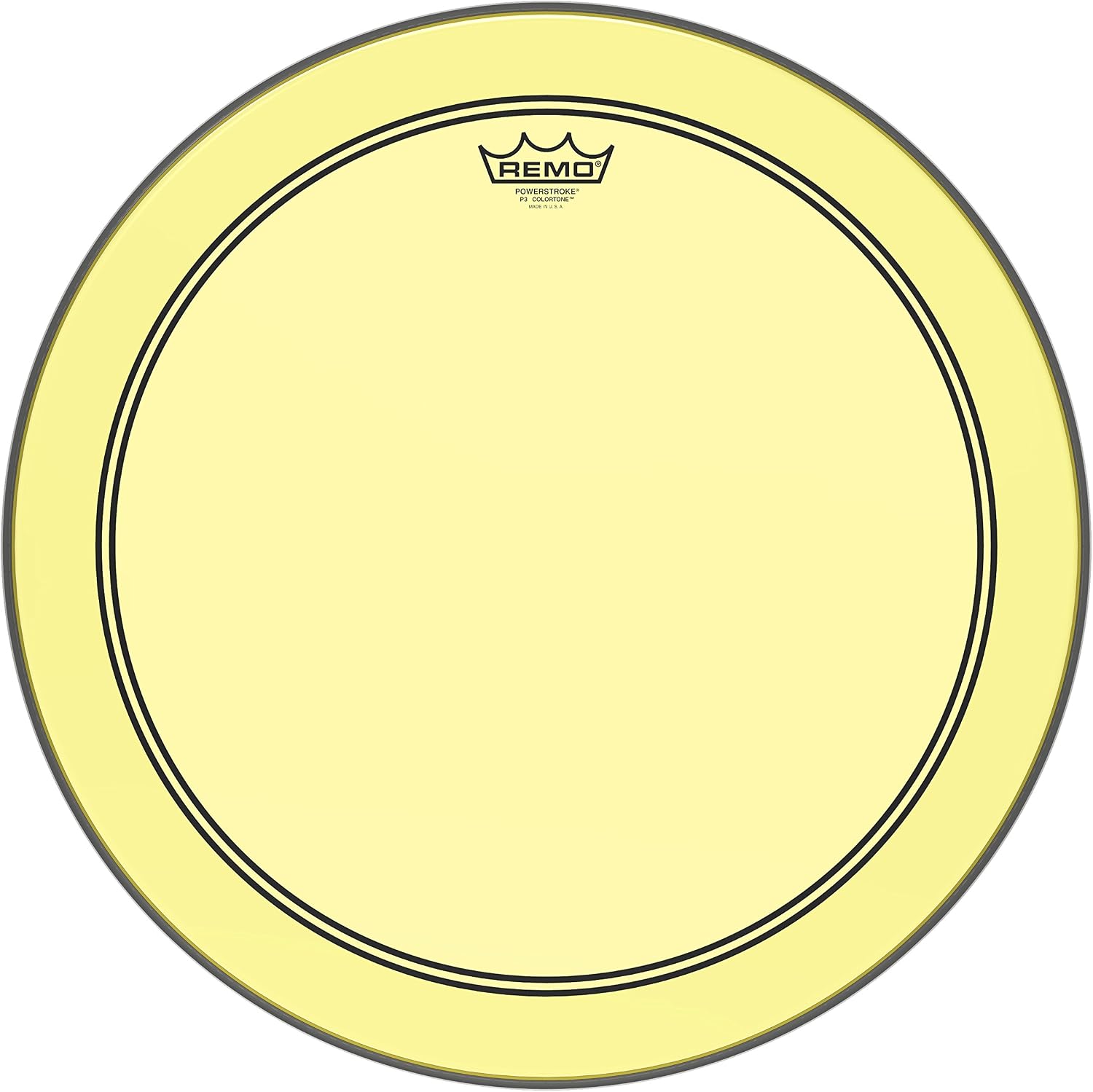 Remo Powerstroke P3 Colortone Purple Bass Drumhead, 24'